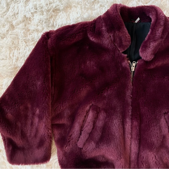 Free People fake fur bomber coat - Picture 3 of 4